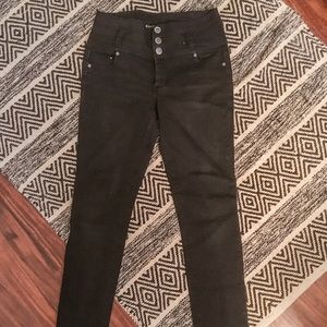 High waist skinny jeans